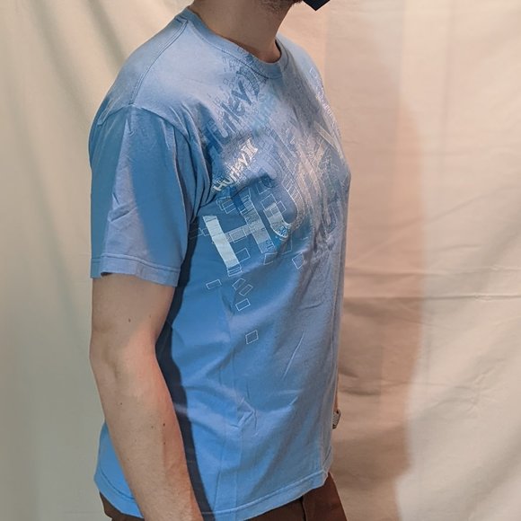Hurley Regular Fit T-Shirt (Light Blue) - Picture 2 of 5
